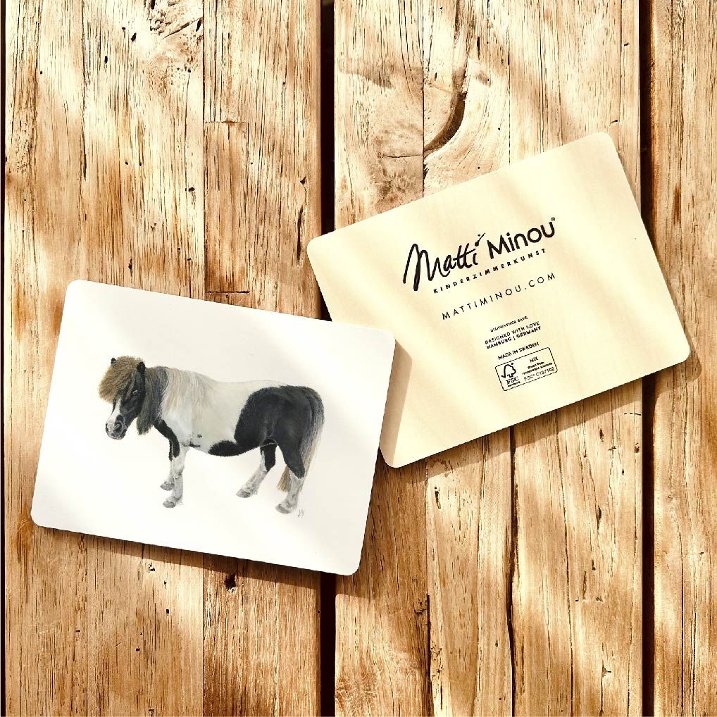 Brotzeitbrettchen Pony