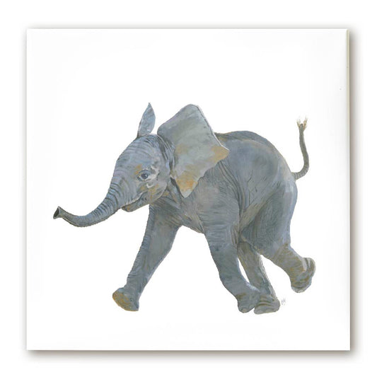 Premium Leinwand ELEFANT