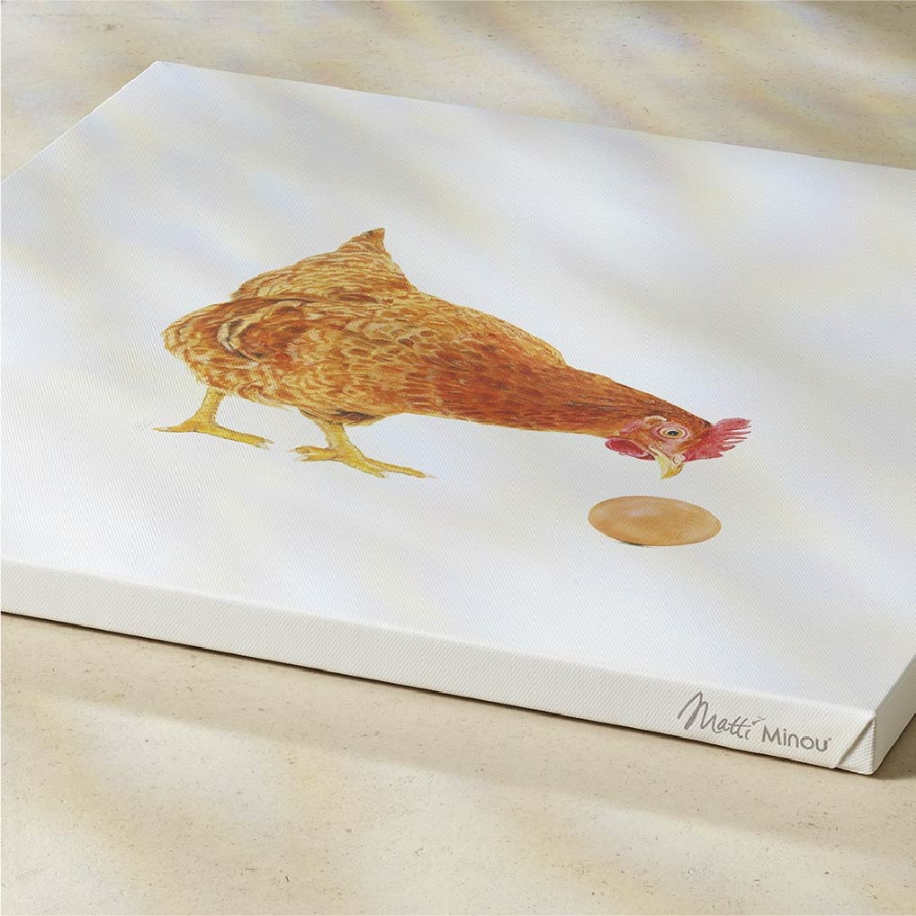 Premium Leinwand HUHN