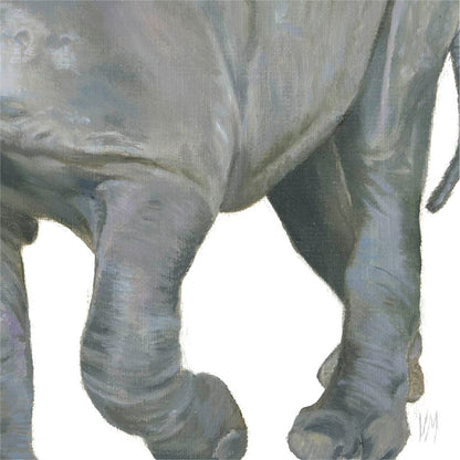 Premium Leinwand NASHORN