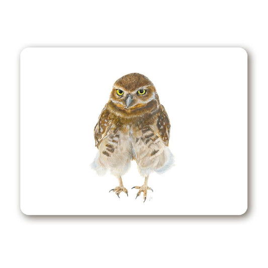 Brotzeitbrettchen Uhu (Eule)